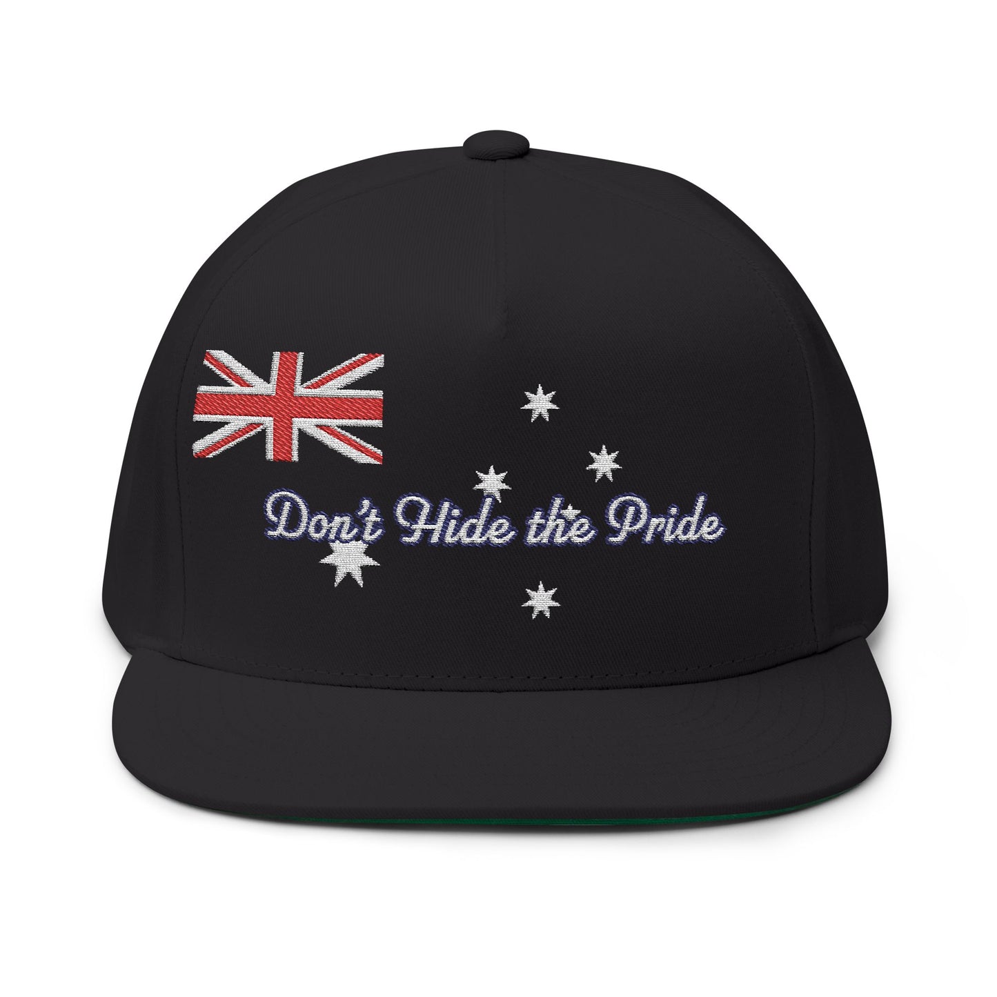 Aussie Pride Flat Bill Cap